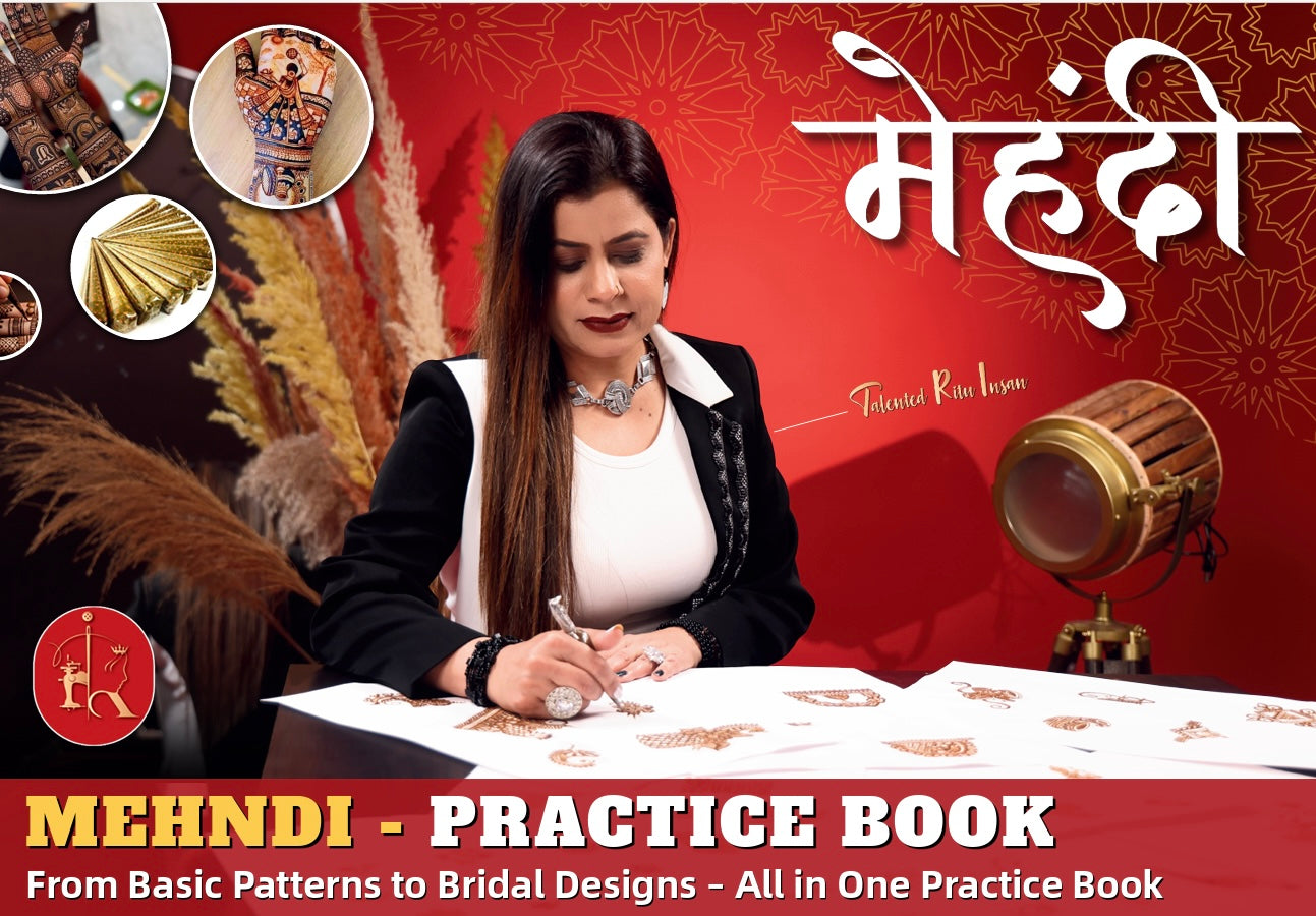 Mehandi practice Book